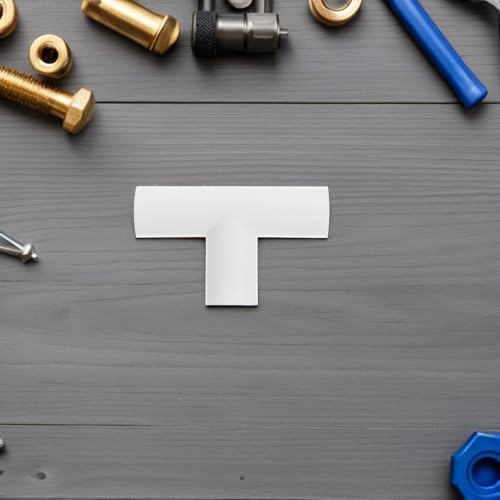 Housoutil 10 Pcs 12mm T-shaped Plastic Pipe Connector Tee Fitting for Safety Barriers, Sturdy Pp Material with Quick Assembly Design, Replacement Fence Fittings for Indoor and Outdoor — view 6