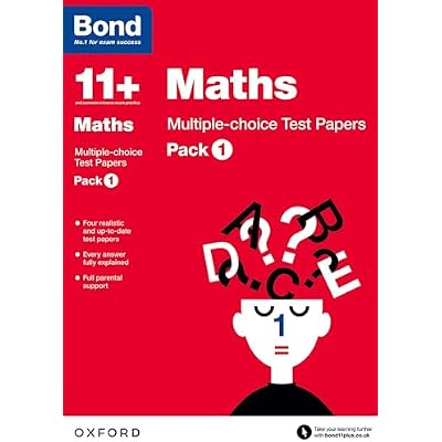 Bond 11+: Maths Multiple-choice Test Papers: Pack 1