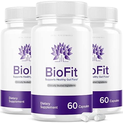 IDEAL PERFORMANCE Biofit Probiotic Pills Bio Fit Supplement (3 Bottles) Cover