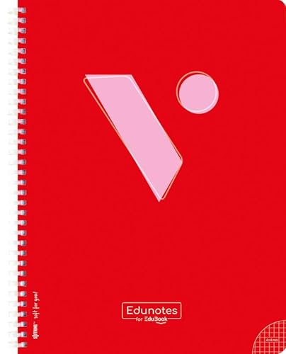 Vicens Vives - Cuaderno Espiral A4 Cuadriculado 4mm - 80 Hojas con Espiral Suave SOFTRING, Papel ...