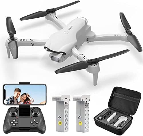 DRONEEYE 4DF10 Drones with 1080P Camera for Adults Kids,FPV Live Video,RC Quadcopter Helicopter for Beginners Toys,Trajectory Flight, App Control,Headless Mode, Altitude Hold and 2 Batteries