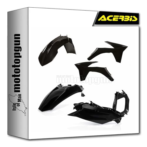 KTM EXC 125 cache carenage noir Acerbis 0016233.090 plastique protection moto 2012 2013