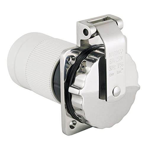 Inlet 63A 230V Marinco résout les faux contacts électriques sur votre bateau