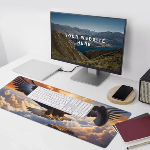 Alfombrilla de ratón de gran tamaño 700x300 mm para teclado de portátil y juegos D-879 6