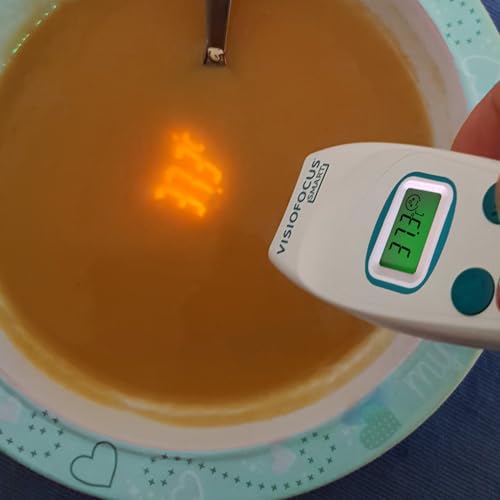 TECNIMED - VisioFocus SMART 06470 - Termómetro médico infrarrojo para la medición a distancia de la temperatura corporal - Proyecta la temperatura en la frente - Para niños y adultos -Made in Italy - imagen 4