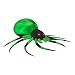 Gemmy Airblown Inflatable Green Spider with Black and Green Striped Legs, 8-feet Wide x 8-feet Long x 2.5-feet Tall