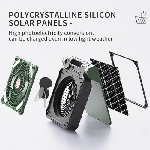Portable-Solar-Fan-5200mAh-Rechargeable-Solar-Powered-Camping-Fan-with-LED-Lantern-4-Speeds-Powerful-Wind-Battery-Fan-with-3-Timer-PowerBank-for-Tent-Fishing-Travel-Worksite-Style-A