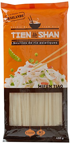 TIEN SHAN Nouilles Riz Sèches 5 mm 400 g - lot de 6 Cover