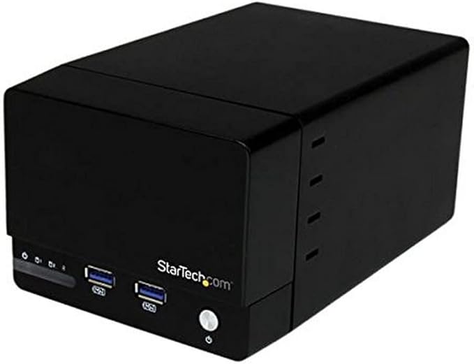 3 5 Zoll Festplattengehäuse Mit Netzteil StarTech.com USB 3.0 Dual 3,5 Zoll SATA Raid Festplattengehäuse mit