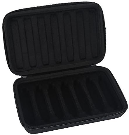 Harmonica Case, Portable PU Leather Harmonica Storage Bag with Compatible for 7 Harmonicas