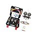 Easy Carry Automotive Refrigerants Charging Set Multiple Function Pressure Meter & Secure Connector for R22 R134 R404 R410 Automotive Recharges with Pressure Gauges