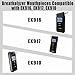 EEKEON 30 PCS Breathalyzer Mouthpieces, Breathalyzer Tips Compatible with EK916, EK917, EK910 Model Alcohol Breathalyzers, Hygienic and Portable