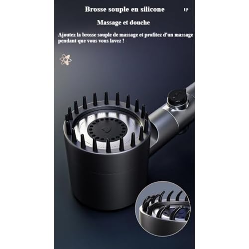 Douche filtrante contre la peau sèche et le manque de pression d'eau - 6