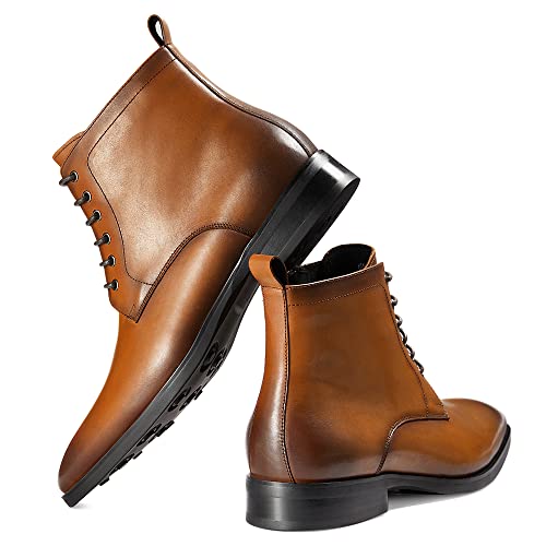 GIFENNSE Mens Chukka Boots Mens Dress Boots Oxford Leather Boots Famal Chelsea Boots for Men4