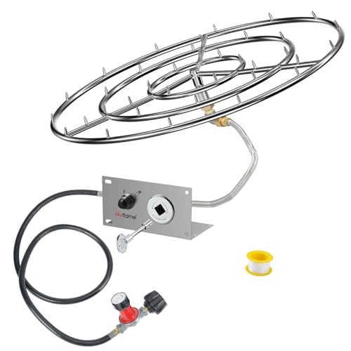 Skyflame 36 Stainless Steel Burner Ring Installation Kit Round Fire Pit