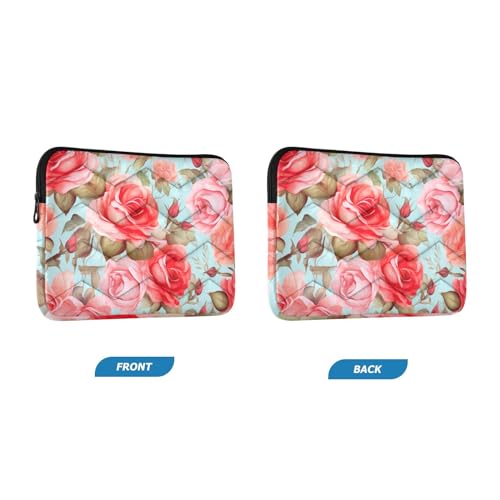 Funda para portátil 13-14 pulgadas con diseño floral miniatura 2