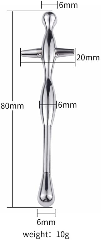 BDSM Stainless Steel Urethral Sound Beaded Urethral Penis Plug Sex Urinary Dilator Kit for for Women Men Couple Special Festivals Gifts