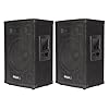 Ibiza Sound Light - Pack Sono 1200W Total - 2 Enceintes 600W - 2 Pieds Supports Enceintes - PA DJ - Soirée - Anniversaire - Salle des fêtes