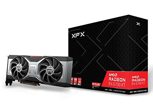 Image of XFX AMD Radeon RX 6700 XT Gaming Graphics Card with 12GB GDDR6, AMD RDNA 2 RX-67TMYDFD8 pci e x16
