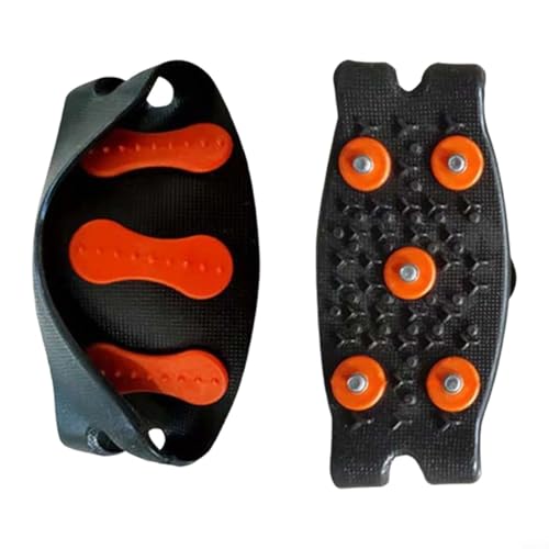 CNANRNANC Crampons antidérapants en silicone à 5 dents pour l'extérieur, la neige et l'alpinisme