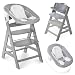 hauck Alpha+ Hochstuhl Newborn Set mit 2in1 Bouncer - Grau