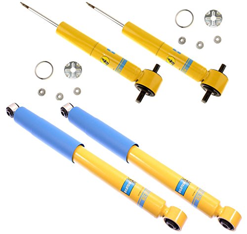NEW BILSTEIN FRONT & REAR SHOCKS FOR 07-14 CHEVY SUBURBAN 1500 & GMC YUKON XL 1500, INCLUDING BASE, LS, LT, Z71, SLE, SLT, 46MM GAS PRESSURE SHOCK ABSORBERS, 2007 2008 2009 2010 2011 2012 2013 2014