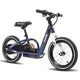 JOYSTAR 14 Inch Electric Balance Bike for 3-6 Years Old Kids Electric Bike for Boys Girls Ebikes with 80W Motor 6 Mph 21V 5.1 Ah Battery Ride on Mini E Bike Blue