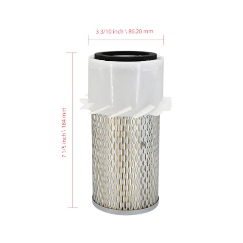 Filtro de aire AM108243 compatible con John Deere Tractor 375 y series 425 a 455F 3
