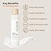 KOSCOS Glow Rice Toner, Milky Rice Water + 5-Layer Hyaluronic Acid Complex + Niacinamide, Korean Skin Care Moisturizing & Soothing Toner for Glowing Skin, 150ml / 5.07 fl.oz
