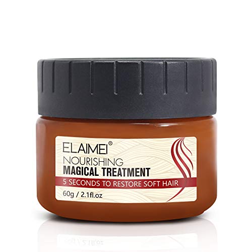 Advanced Molecular Hair Roots Treatment Hair Conditioner, Weite Hair Detoxifying Hair Mask Deep Conditioner Molecular Hair Roots Treatment 60ML, 5 Seconds to Restore Soft Hair