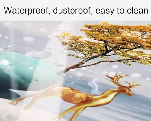 Modern Wall-Mounted Electrical Panel Cover | Stylish Meter Box Decorative Cover for Concealed Circuit Breaker & Fuse Boxes with Durable PS Frame