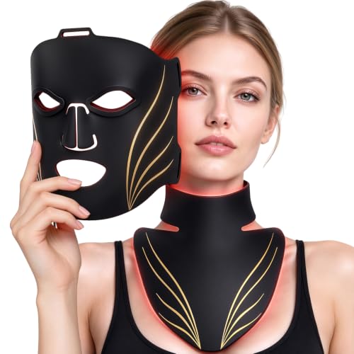 Red Light Therapy Mask for Face Neck DROPS TO - image 1