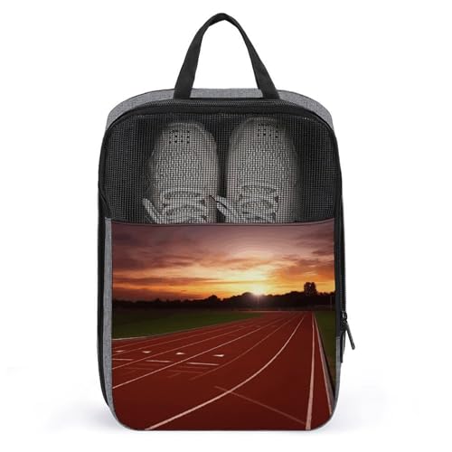 Bolsas para zapatos con asa y estampado de atardecer con diseño ligero de talla única