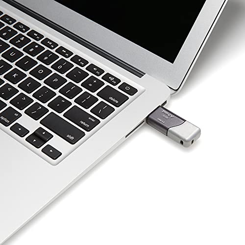 Image of PNY 32GB Turbo Attache 3 USB 3.0 Flash Drive, Grey (Pack of 1)