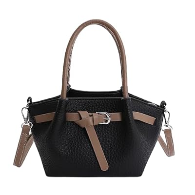 YUGSHNKFC Bolso de hombro retro coreano de poliuretano con cierre y correa ajustable para un transporte diario organizado, Black, with pendant | Ya disponible en tu tienda friki favorita! En mundofriki.es! YUGSHNKFC Bolso de hombro retro coreano de poliuretano con cierre y correa ajustable para un transporte diario organizado, Black, with pendant | Ya disponible en tu tienda friki favorita! En mundofriki.es!