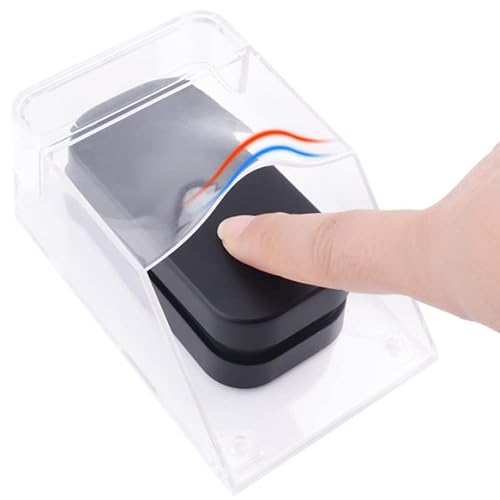 Domeilleur Couvercle Étanche pour Bouton de Sonnette, Housse de Protection Transparente, sans Fil, Support Mural, Protection Sonnette Exterieur Pluie, Coque Étanche pour Contrôle D'accès de Porte Cover