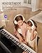 Donner DDP-100 88-Key Weighted Action Digital Piano for Beginner Bundle with Piano Keyboard Stand, Power Adapter, Triple Pedals, MP3 Function, USB-MIDI, 2 Headphone Jacks Black