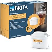 BRITA Wasserfilter Kartusche MAXTRA PRO Extra Kalkschutz (12er-Pack) Jahrespack, Original Ersatz-Wasserfilter für alle BRITA Kannen, filtert Kalk, ultimativer Geräteschutz: Der Heißgetränke-Spezialist
