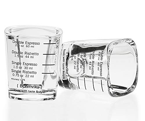 BCnmviku Espresso Shot Glasses Measuring Cup...
