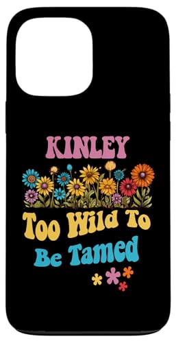 KINLEY Name Cute Retro Girls Wildflower KINLEY Name スマホケース iPhone 13 Pro Max 用