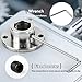GAGIRA 5PCS 8mm Rigid Flange Coupling, Motor Flange Coupling Connector for DIY Handmade Model