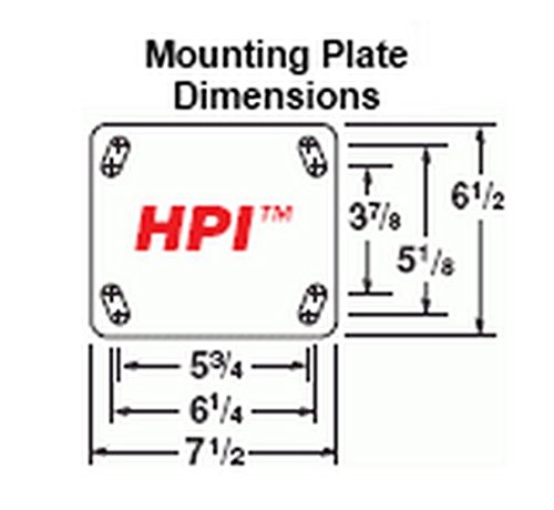 8" Hamilton R-EPSD-83SYT70 Enhanced Precision Duty Rigid Caster, 10,000 lbs Cap