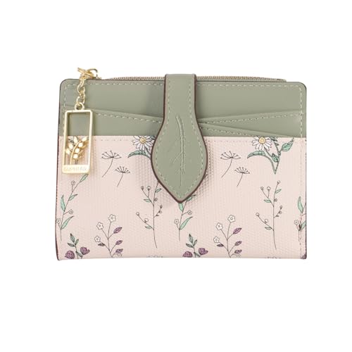 [�C���X�N] Practical Wear Resistant PU Zippers Pouches Card Holder for Students Multiple Compartments and Playful Designs Coin Purse