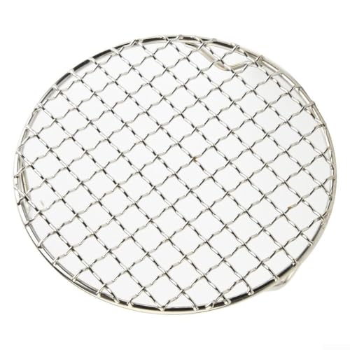 Honseadek Round Stainless Steel Cooling Rack Wire Baking Grid With Three Support Legs For Cake Bread Pizza Grill Pan Oven BBQ Multiple Sizes From 13cm To 35cm Diameter