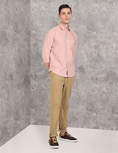 Image of U.S. POLO ASSN. Regular Fit Shirt for Men - 100% Cotton, Breathable & Comfortable, Full Sleeves Casual Shirt for Men