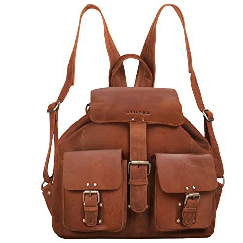 Sac à main pour femmes et loisir STILORD Larissa en cuir rétro A4