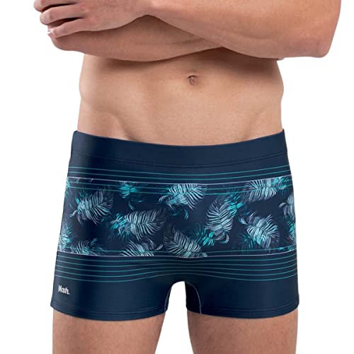 MASH Sunga Box Masculina Sunga Boxer Mash Sunga Masculina Sungão Verão 2024 Secagem Rápida Forro Interno Respirável, Azul Marinho (300.88), M
