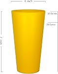 Set of 12 Unbreakable Drinking Cups,32-ounce Large Plastic Tumblers for Indoor Outdoor Use,Lightweight,Dishwasher & Microwave Safe, Eco Friendly (Multi color)
