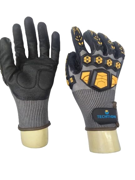 FreeFall Safety Gloves Armor evo Mechanic Impact Resistant Gloves | Cut Level 5 Gloves for impact resistant gloves 1Pair (B0CQM1NXH3) Amazon Price History, Amazon Price Tracker