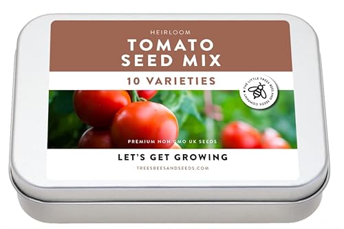 Heirloom Tomato Seed Kit, 10 Heirloom Seed Varieties Included in This Grow Your Own Tomato Kit, The Little Trees Bees and Seeds Company